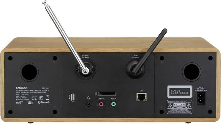 Produktbild Sangean DDR-66BT (DAB+, UKW, FM, WLAN)