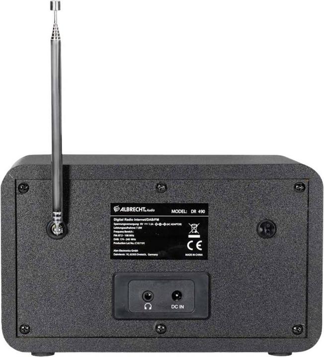 Produktbild Albrecht DR 490 (Internetradio, DAB+, KW, WLAN)
