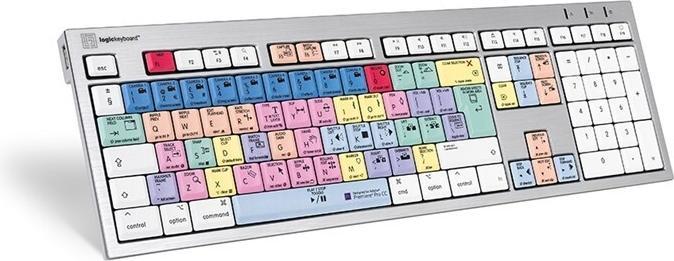Actual product image Logickeyboard LKB-PPROCC-CWMU-UK. Keyboard form factor: Standard, Keyboard style: Straight, Transmission (English-international, Cable)