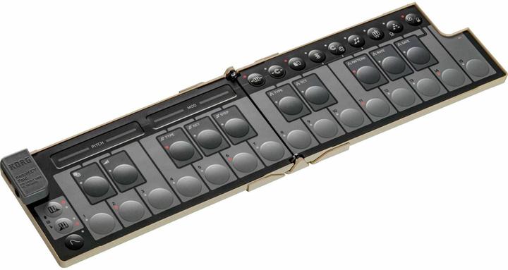 Actual product image Korg Keyboard Controller nanoKEY Fold Sand Beige Limited (Keyboards)