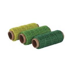 Rayher Set di corde di canapa, 1 mm ø, 36 m, Accessori cucito, Verde