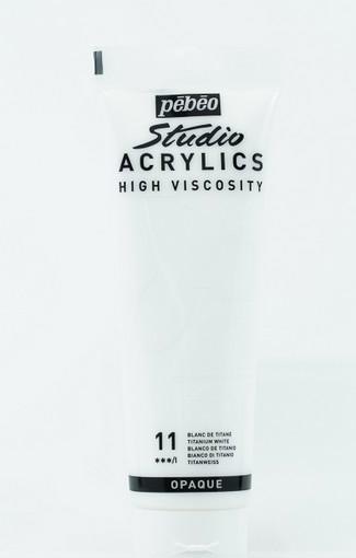 Actual product image Pebeo Studio Acrylics fine acrylic (Titanium white, 250 ml)