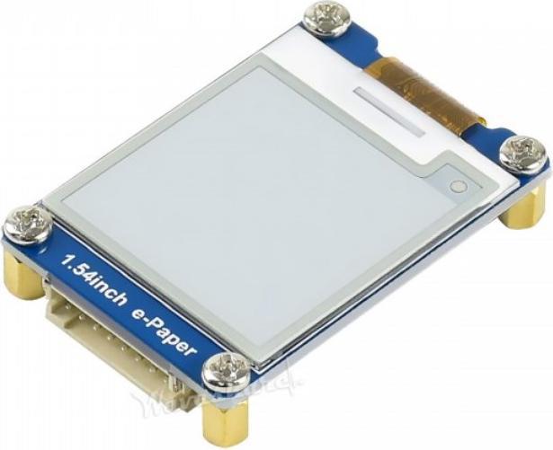 Actual product image WaveShare 200x200 1.54inch Black White E-Ink Display