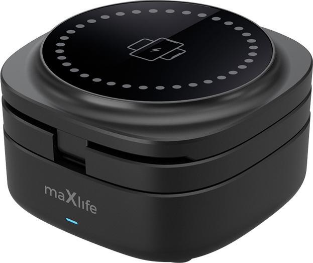 Maxlife MXWC-06 magnetic wireless charger 15W black 3in1 (15 W)