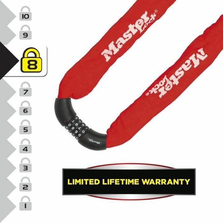 Image du produit Master Lock 8392 Antivol à chaîne 8 mm x 900 mm (90 cm)
