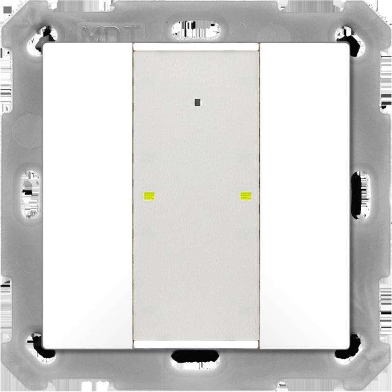 MDT BE-TA55T2.G2, Taster + Schalter, Weiss