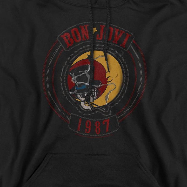 Produktbild Bon Jovi 1987 Kapuzenpullover (M)
