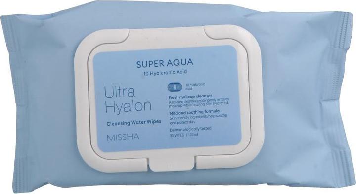 Image du produit Missha Ultra Hyalon (Lingettes nettoyantes pour le visage)
