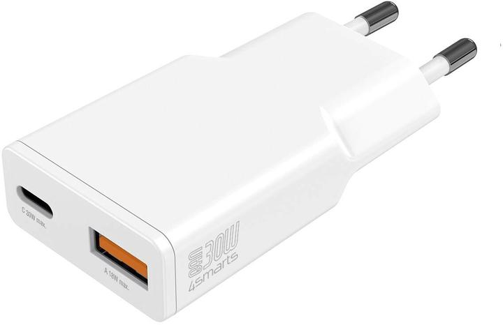 4smarts Power charger PDPlug Slim Duos 30W GaN 1C+1A (30 W)