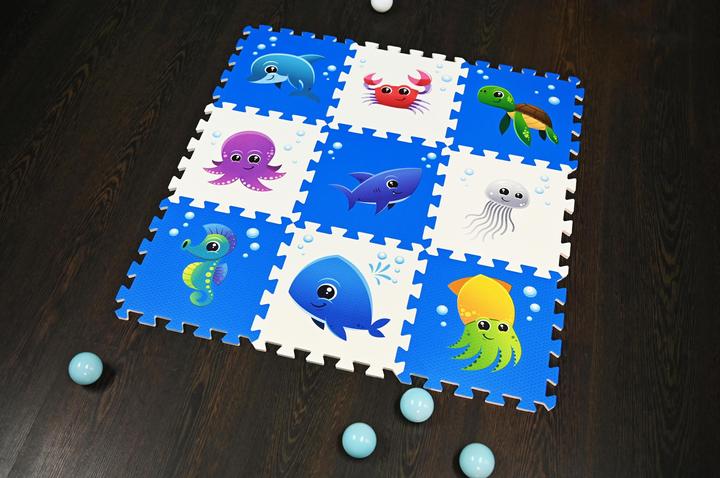 Produktbild Knorrtoys Puzzlematte - „Meereswelt“/9-tlg./30 cm (30 x 30 cm)