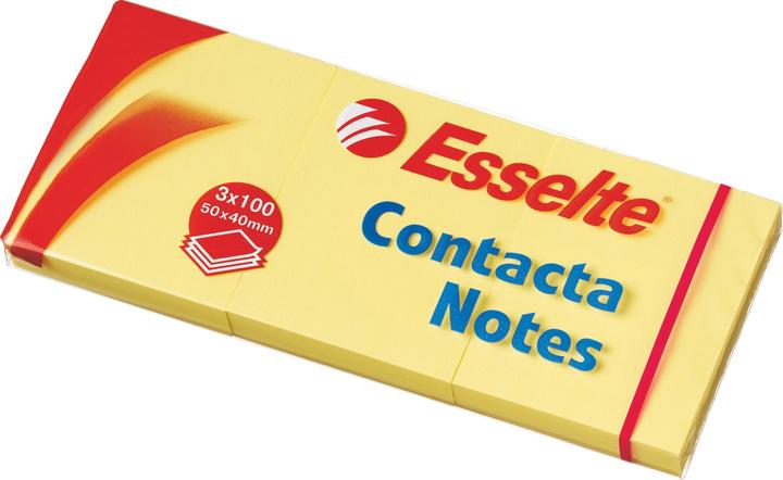 Produktbild Esselte Haftnotizen Contacta-Notes (50 x 40 mm)
