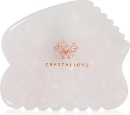 Produktbild Crystallove Rosenquarz Kontur Gua Sha - 1 Stück