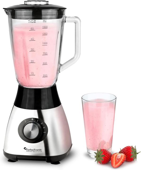 Image du produit TurboTronic By Z-Line Standmixer mit Glasbehälter 1,5L, 1200W (1200 W)
