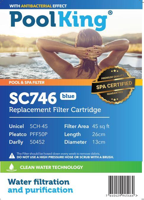 Actual product image Poolking Pool King Cartridge Filter SC746 blue