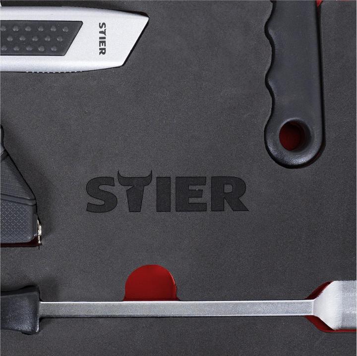 Produktbild Stier Universal-Werkzeugsatz 18-teilig in Weichschaumeinlage (EVA)