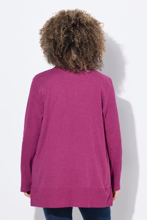 Actual product image Ulla Popken Open Shape Long Sleeve Sweatshirt (56)