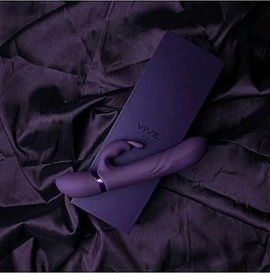 Actual product image Shots Vibrating and Rotating Wiggle G-Spot Rabbit - Pink