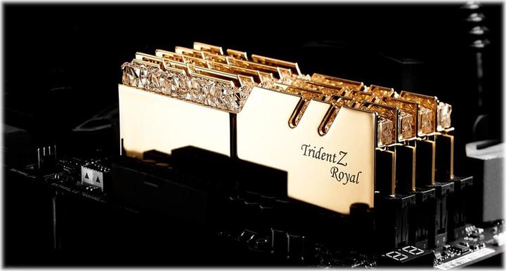 Produktbild G.Skill TridentZ Royal 64GB DDR4 3600-14, (8x8GB), F4-3600C14Q2-64GTRGB (8 x 8GB, 3600 MHz, DDR4-RAM, DIMM)