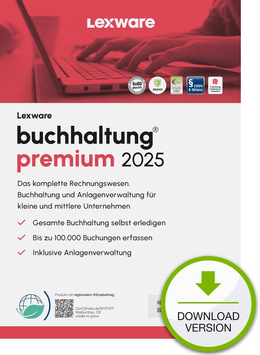Actual product image Lexware buchhaltung premium 2025 - Plan (1 User, unlimited)