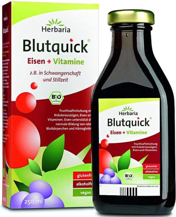 Immagine prodotto Herbaria Blutquick con ferro e vitamine biologico (1 Pezzo/i, Liquido)