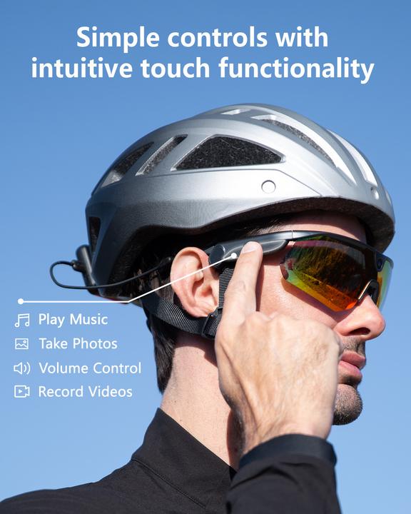 Produktbild BleeqUp Ranger AI Sports Glasses (Orange-Rot)