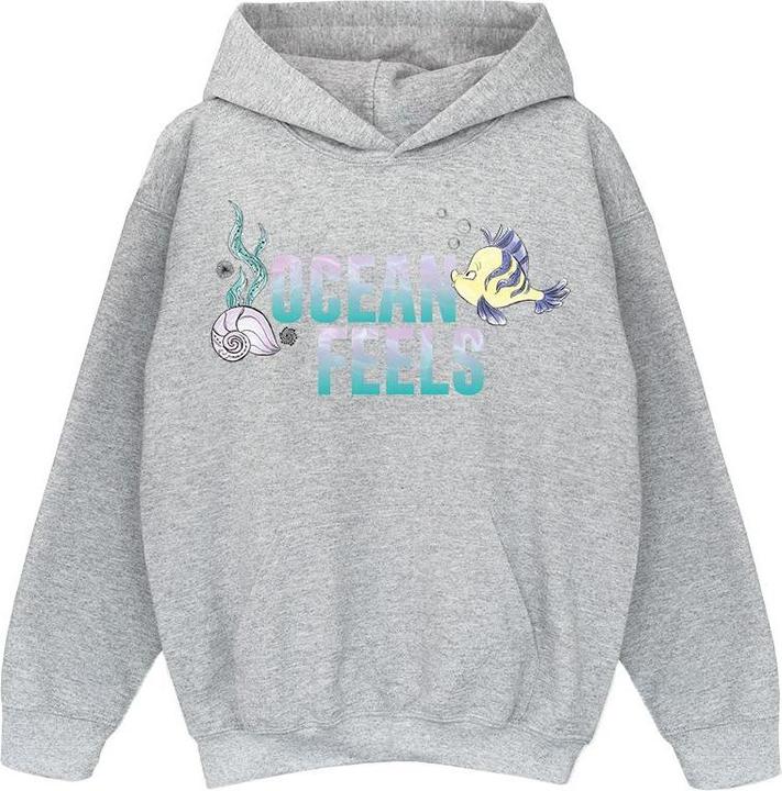Actual product image Disney Girls The Little Mermaid Ocean Hoodie (116)