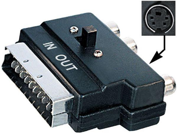 Image du produit Transmedia Adaptateur péritel/cinch (in/out) (Péritel)