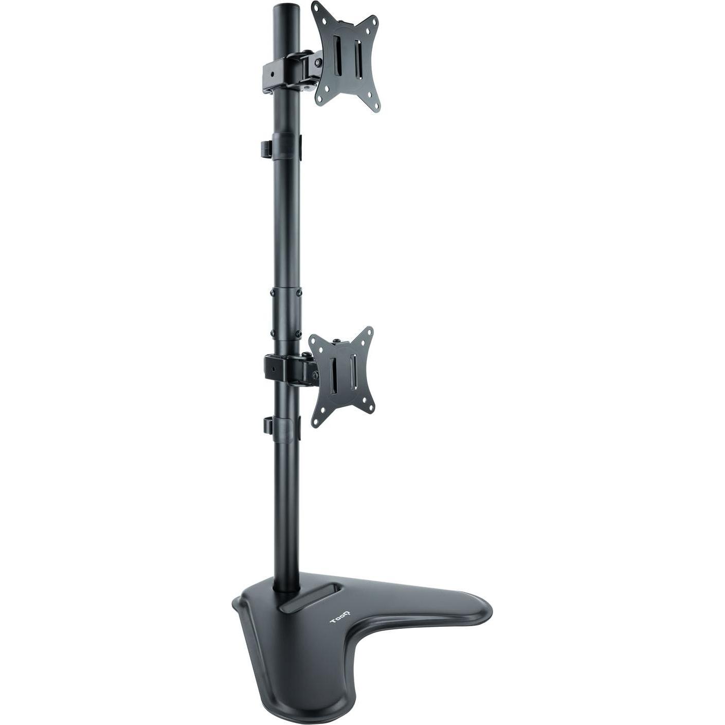 Tooq Technology SOPORTE MESA 2 PANNELLI VERTICALI 17"-32" NEGRO (Tavolo, 32", 9 kg), Supporto per monitor, Nero