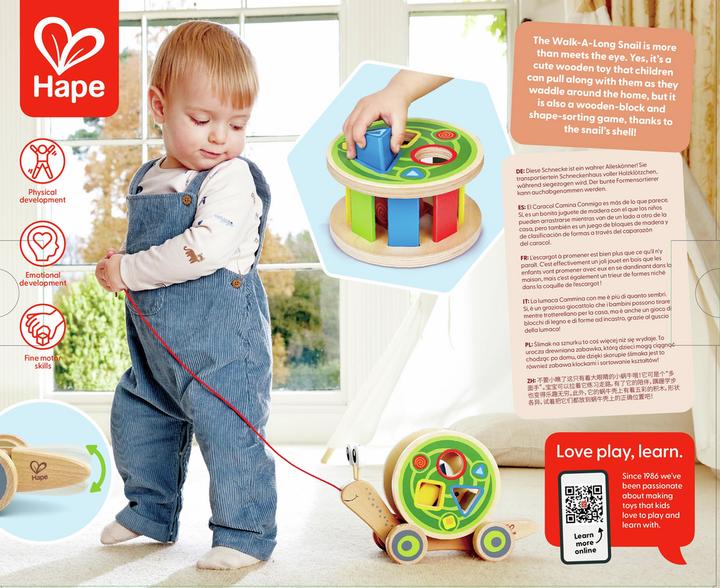 Produktbild Hape Nachzieh-Schnecke