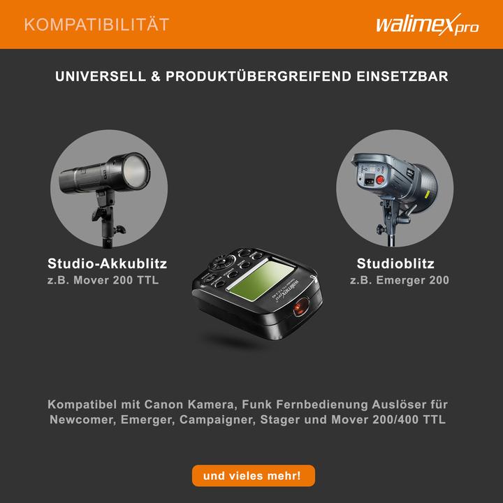 Image du produit Walimex pro par émetteur T-C Canon Mover 400 TTL (Funk)