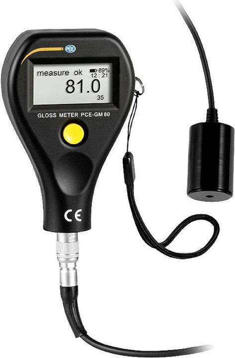 1 x Glanzgradmessgerät PCE-GM 80, 1 x Kalibrierreferenz, 1 x Reinigungstuch, 1 x Transportkoffer, 2 x 1,5 V AAA Batterie, 1 x Bedienungsanleitung