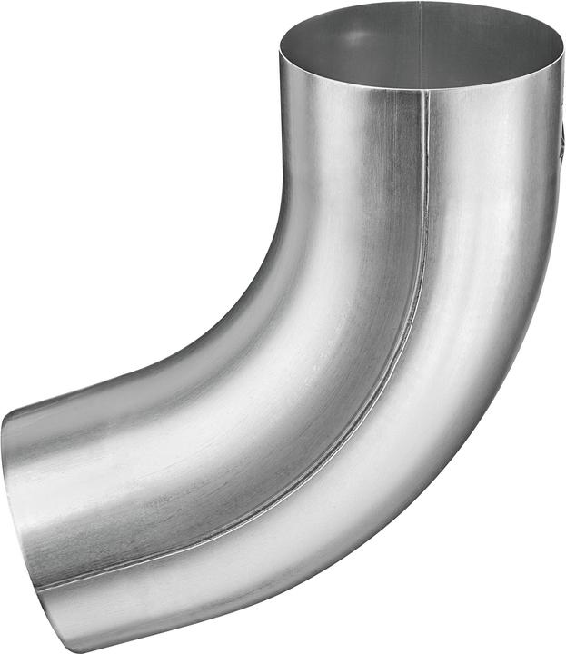 Grömo Zink-Rohrbogen 72Grad, 60mm, ohne Einzug (Winkelverbindung)