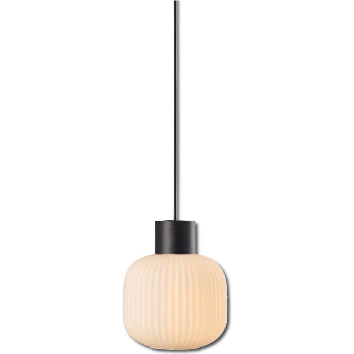 Isoled, Pendelleuchte, Pendelleuchte, white Glas, rund, E27, 50-300cm, exkl. Baldachin (E27)
