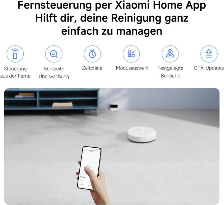 Actual product image Xiaomi S40C (5000 Pa, Wiping cloth)