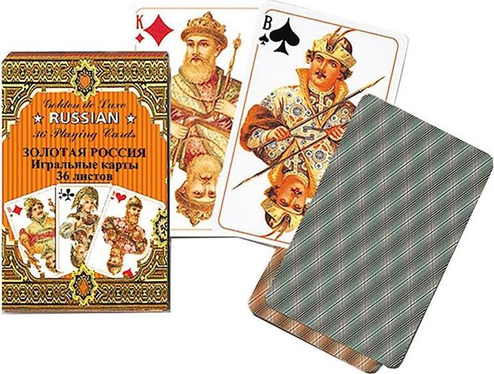 Piatnik Golden Russian cards (Italienisch)