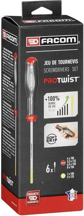 Image du produit Facom Tournevis PROTWIST, jeu de 6 pièces (Escale)