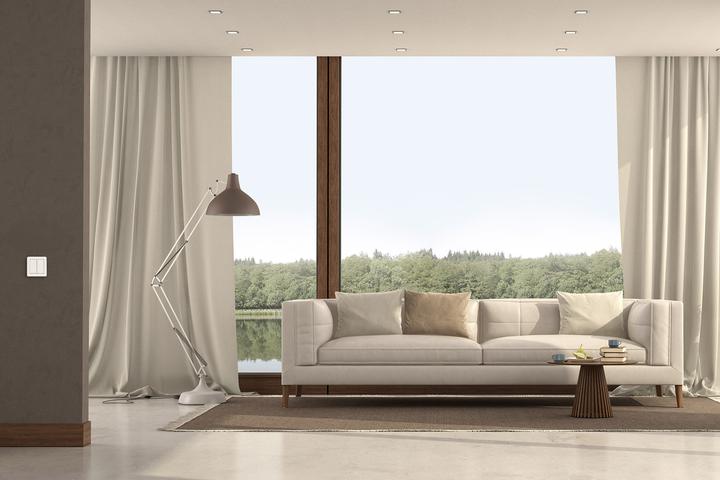 Actual product image Shelly BLU wall switch