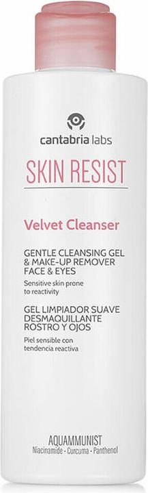 Image du produit Cantabria Labs Skin Resist Velvet Cleanser Gel nettoyant 200ml (Gel nettoyant, 200 ml)