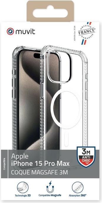 Immagine prodotto Muvit Custodia per iPhone 15 serie Pro Max (Apple iPhone 15 Pro Max)