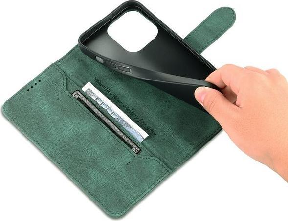 Produktbild MU Classic Retro Leder Bookcover Hülle (Apple iPhone 13 Pro Max)
