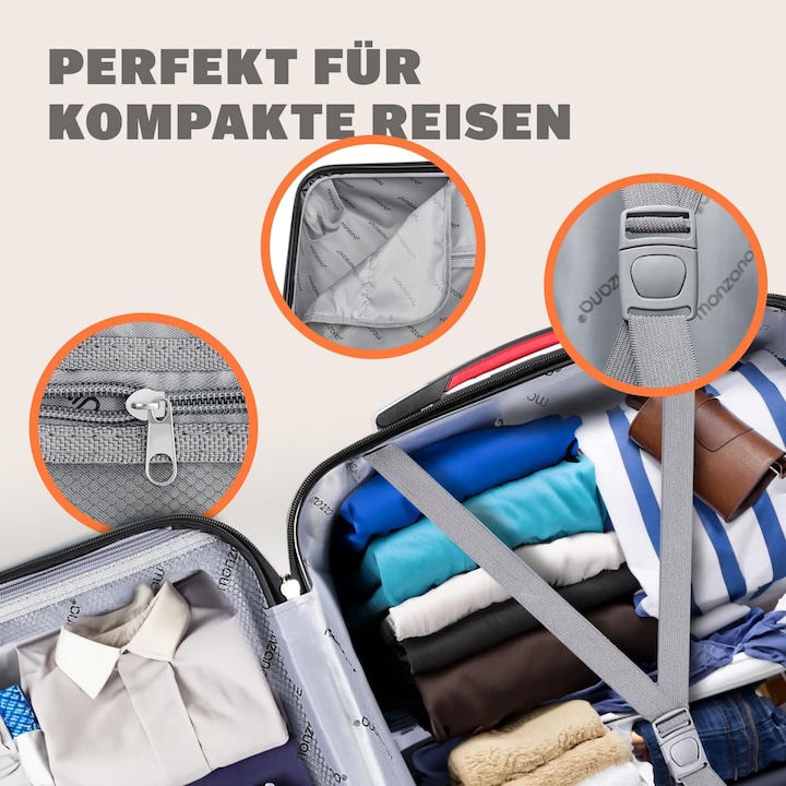Immagine prodotto Monzana Linea di base (34 l, Bagaglio a mano (fino a 50 litri))