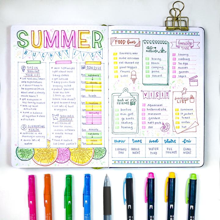 Actual product image Tombow STUD-SET, Creative set for visual stitches, self-organisation, sketchnotes and all your (1 x)