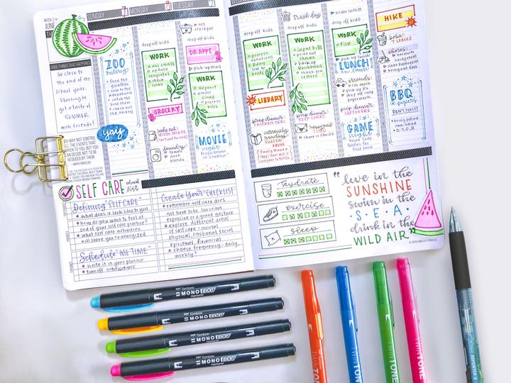 Actual product image Tombow STUD-SET, Creative set for visual stitches, self-organisation, sketchnotes and all your (1 x)