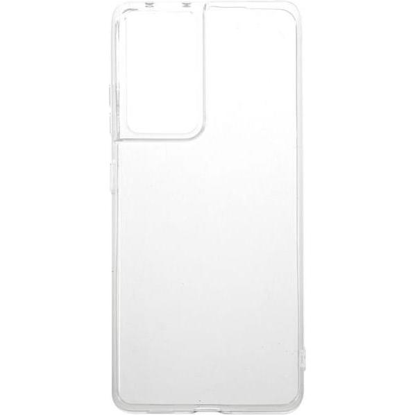 MU Classic Softcase TPU Series (Samsung Galaxy S21 Ultra), Smartphone Hülle, Transparent