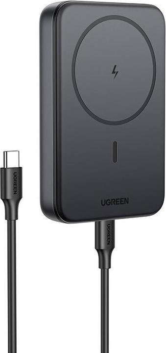 Produktbild Ugreen - Power Bank PB763 (55135B) - Magnetic Wireless Charging 15W, 10000mAh, PD20W - Space Gray (10000 mAh, 15 W)