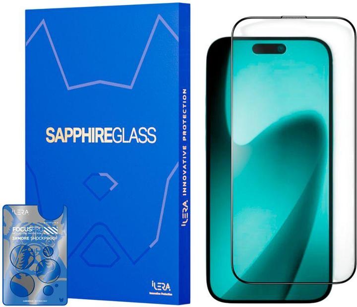 Actual product image iLera Protective glass Sapphire Ultra Glass 2.0 for iPhone 17 Pro (1 pcs., Apple iPhone 17 Pro)