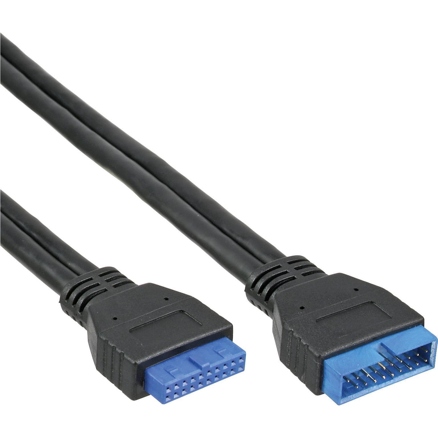 InLine USB 3.0 Verlängerung (0.35 m, USB 3.0), USB Kabel