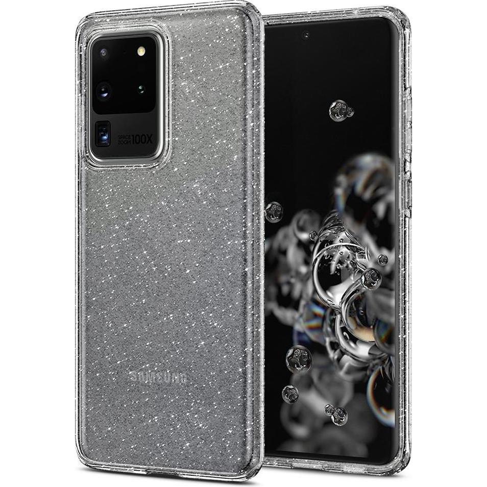 Thumbnail - Spigen Back Cover Liquid Crystal Glitter Galaxy S20 Ultra (Samsung Galaxy S20 Ultra), Smartphone Hülle, Transparent
