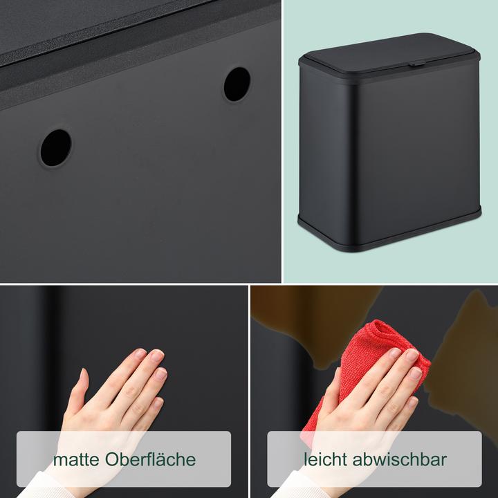 Image du produit Relaxdays Poubelle-salle-bain (5 l)