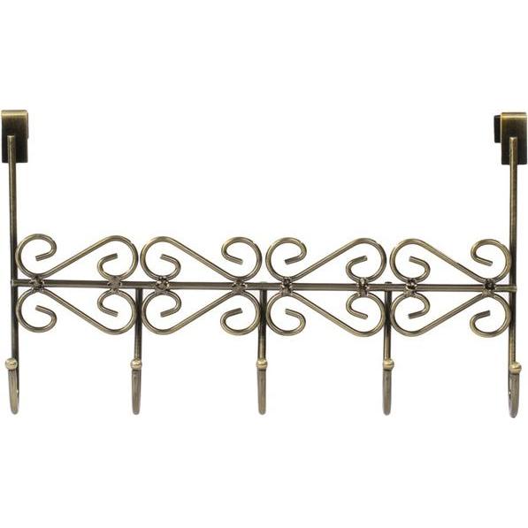 Thumbnail - Domoletti, Garderobe + Kleiderhaken, HANGER 5 HOOKS 252X84.5X146ANTIQUE BRASS